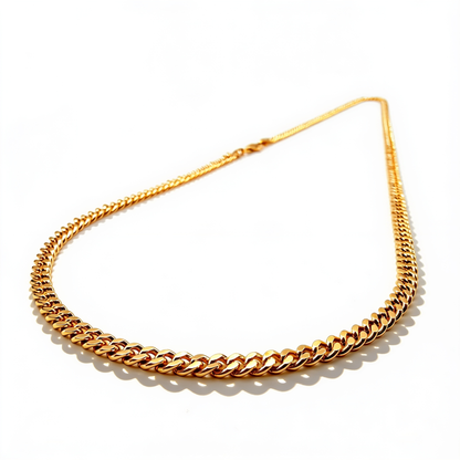 Cadena Cubana Oro Goldfilled Rosa – 3.5mm