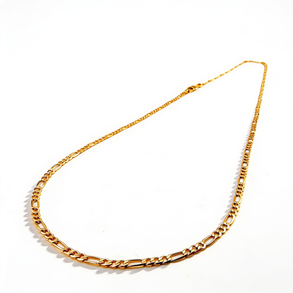 Cadena Fígaro Oro Goldfilled Rosa- 2.5mm