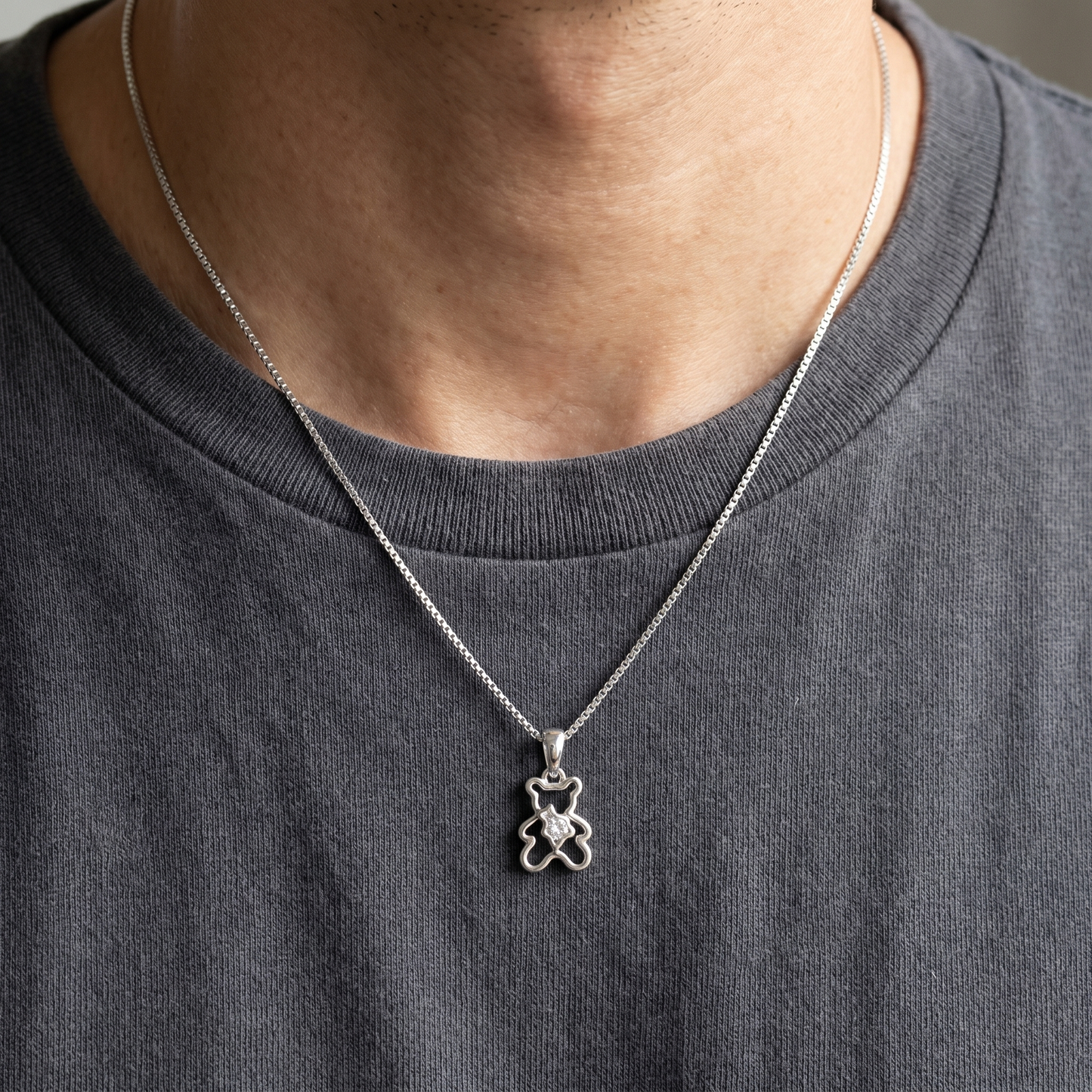 Collar Teddy Plata 925 - 1.5 mm