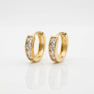 Argollas Brillo Eterno - Oro Goldfilled