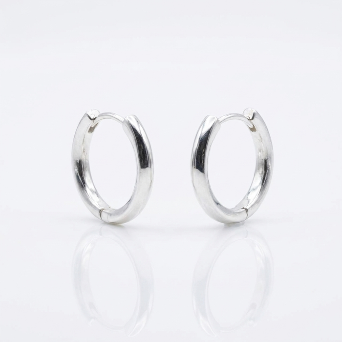 Argollas Espiral - Plata 925