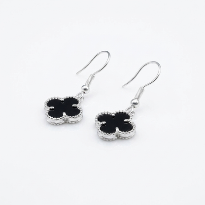 Aros Van Cleef Negros - Plata 925