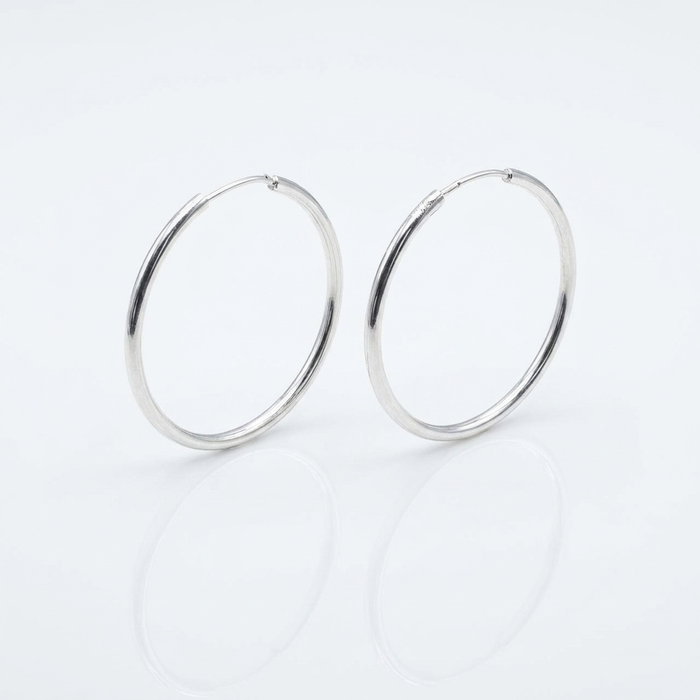 Argolla Luna Llena - Plata 925