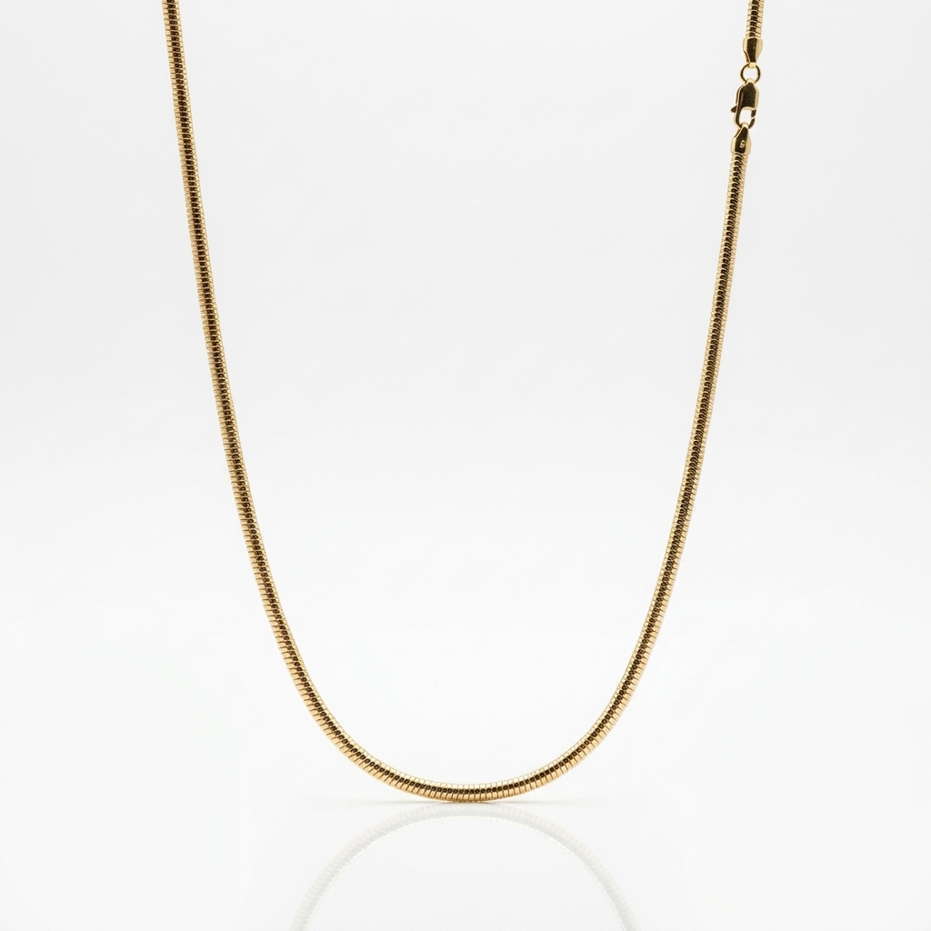 Cadena Snake Oro Goldfilled- 2mm
