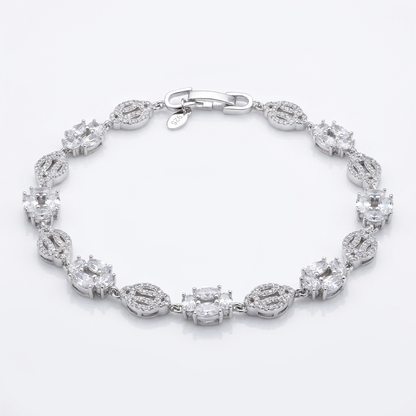 Pulsera Escarcha 7mm Plata 925