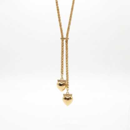 Cadena Heart Duo Oro Goldfilled