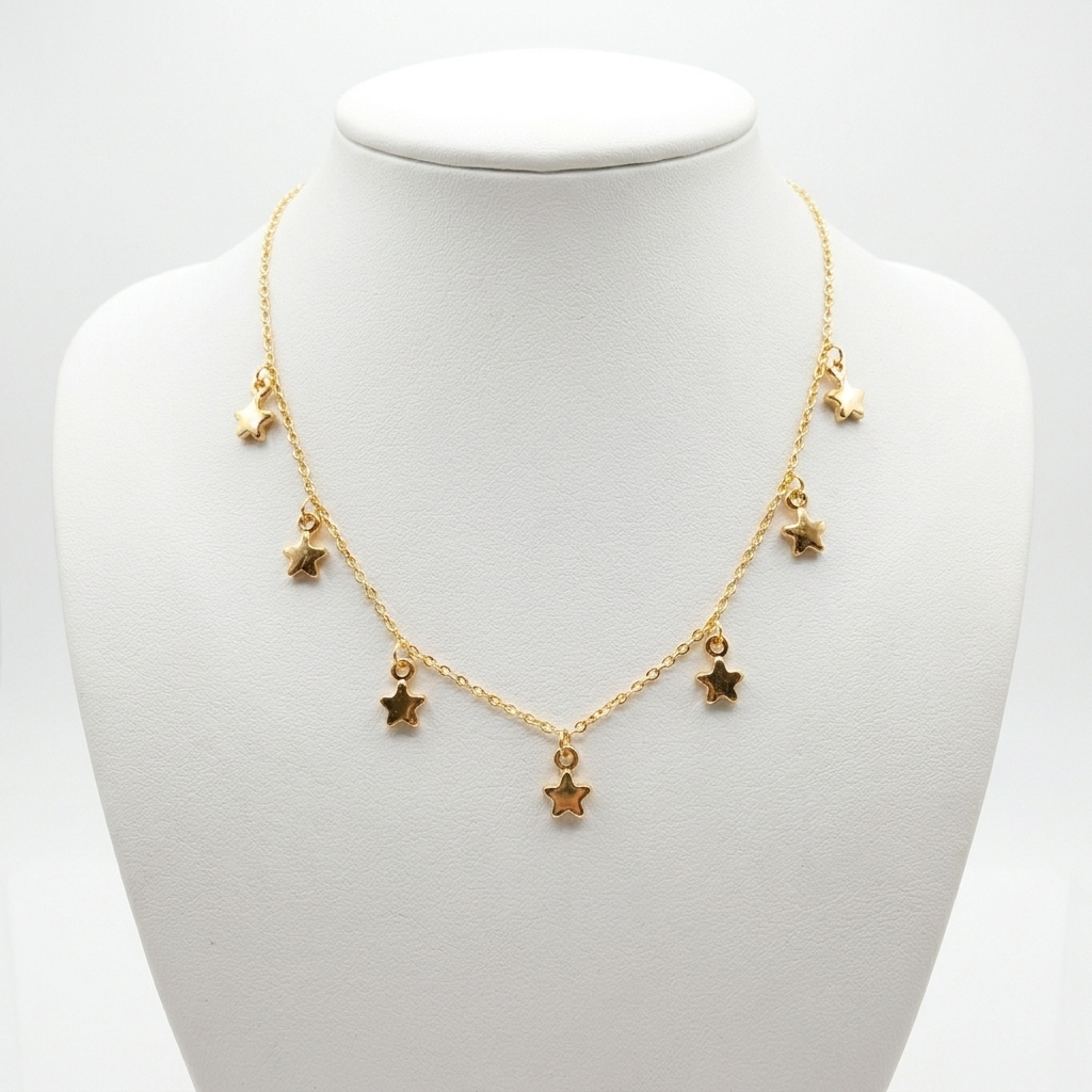 Cadena Lluvia de Estrellas Oro Goldfilled