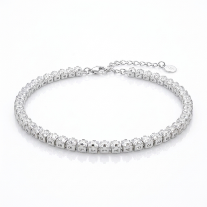 Pulsera Tennis Ajustable Plata 925 - 3,8 mm
