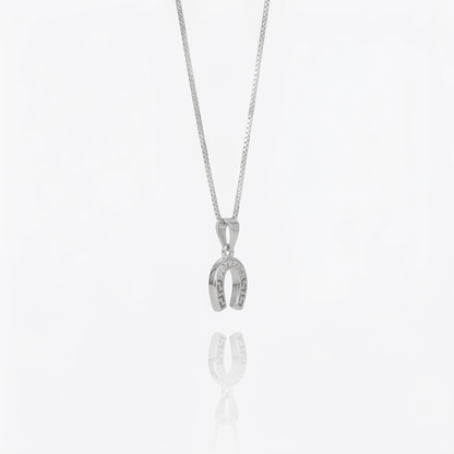 Collar Herradura Griega Plata 925