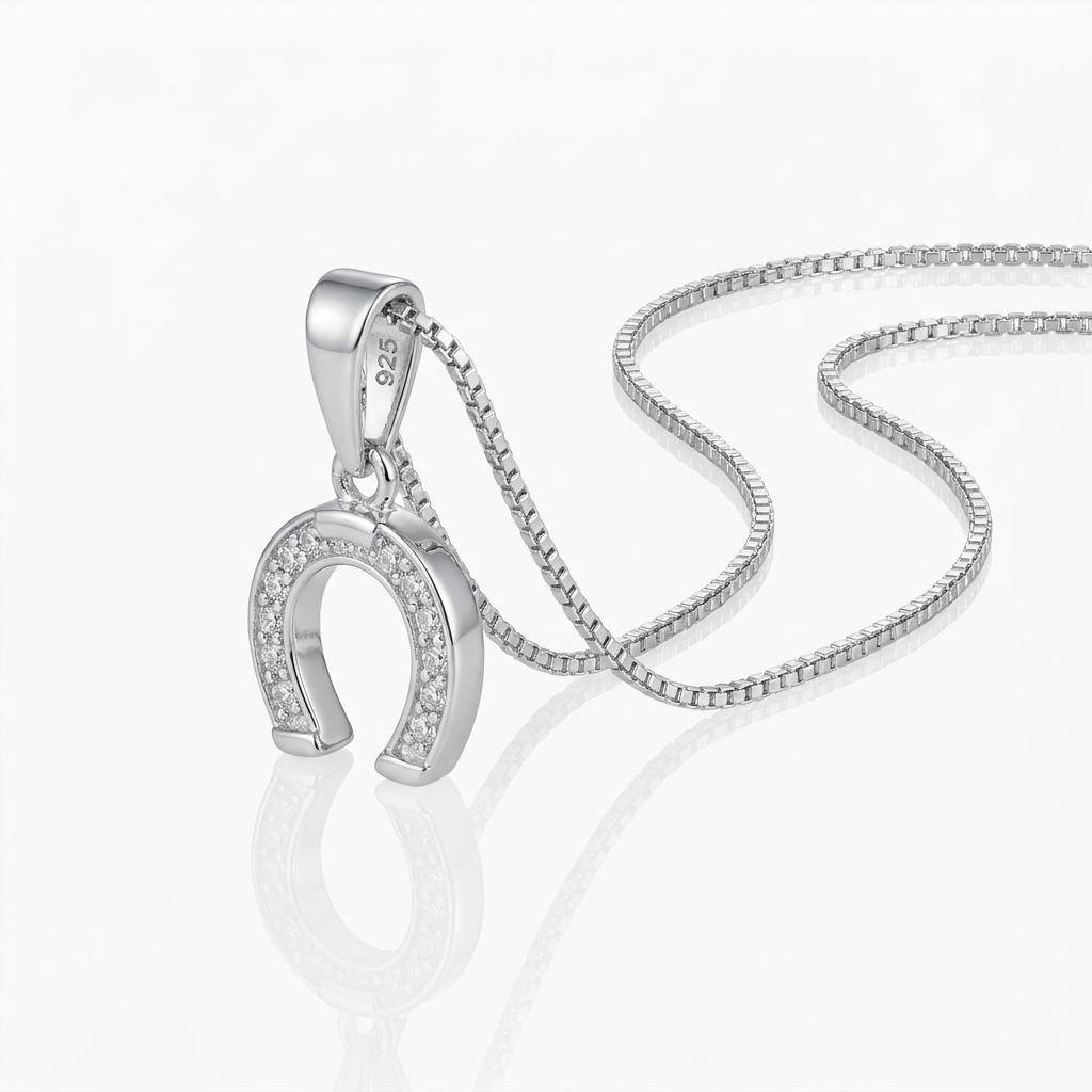 Collar Herradura de la Suerte Plata 925