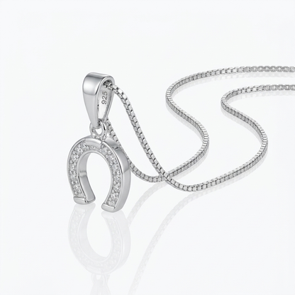 Collar Herradura de la Suerte Plata 925